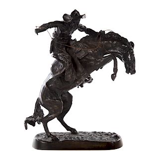 After Frederic Remington, Bronco Buster Bronze