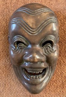 Porcelain Mask of Kotokaraku Heishitori, 19th Century