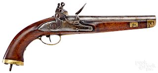 European flintlock pistol