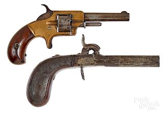 Two antique pistols