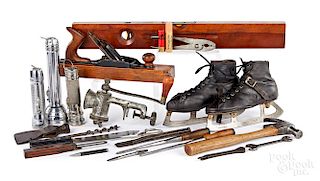 Collection of Winchester tools and sporting goods