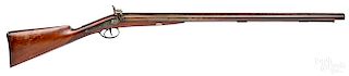 Double barrel side by side percussion shotgun