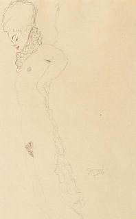Gustav Klimt
(Austrian, 1862-1918)
Reclining Nude