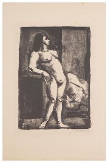 Georges Rouault
(French, 1871-1958)
La Fille, 1926