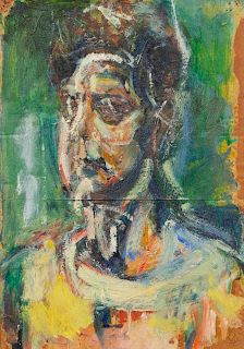 Leland Bell
(American, 1922-1991)
Self-Portrait, c. 1950s