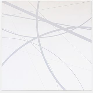 Clifford Singer: Untitled (Gray on White)