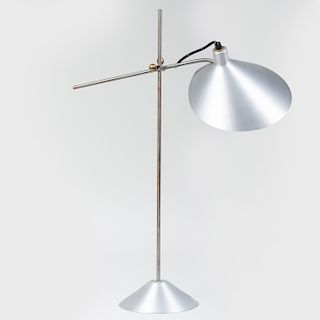 Industrial Brushed Metal Desk Lamp