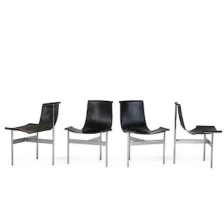 KATAVALOS, LITTELL AND KELLEY Four "T" chairs