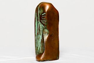 Small Abstract Bronze Sculpture in the Manner of Boyd