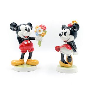 GOEBEL FIGURINES, MINNIE MOUSE AND MICKEY MOUSE