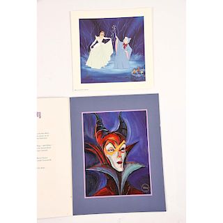 TWO DISNEY SPECIAL EDITION ANIMATION ART LITHOGRAPHS