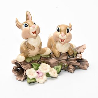 DISNEY CLASSICS BAMBI GROUP FIGURINE, THUMPERS SISTERS