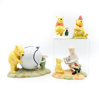 4 ROYAL DOULTON FIGURINES, WINNIE THE POOH COLLECTION