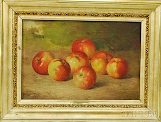Attributed to Bryant Chapin (American, 1859-1927)    Still Life with Apples