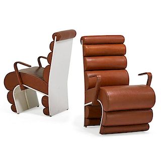 STYLE OF JOE COLOMBO Pair of armchairs