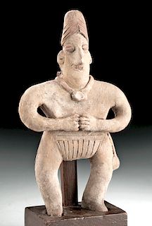 Colima Terracotta Flat Figure - Standing Female