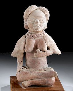 Xochipala Pottery Seated Female Figure (Cross-Legged)