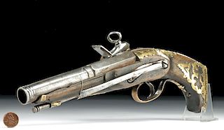 17th C. Spanish Ripoll Castilian Miquelet Pistol