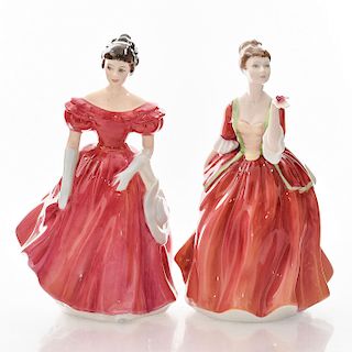 ROYAL DOULTON FIGURINES, WINSOME, FLOWERS OF LOVE