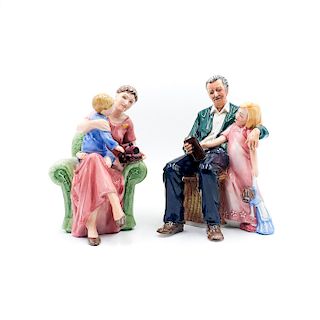 2 ROYAL DOULTON FIGURINES, GOLDEN YEARS SERIES