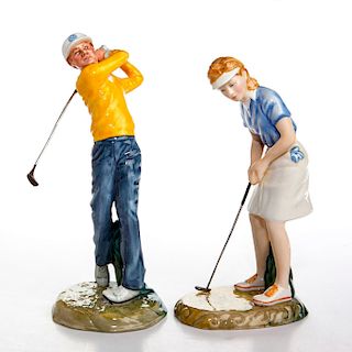 2 ROYAL DOULTON SPORTING FIGURINES
