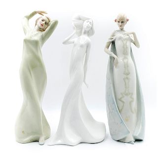 3 ROYAL DOULTON FIGURINES 2 REFLECTION, 1 IMAGES SERIES