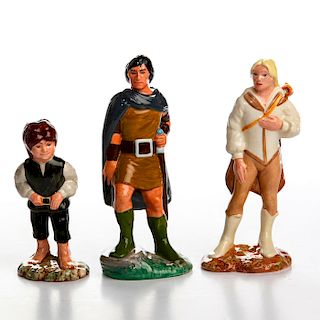 3 ROYAL DOULTON MIDDLE EARTH FIGURINES