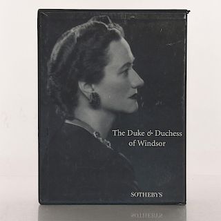 3 VOLUMES, SOTHEBY'S DUKE AND DUCHESS OF WINDSOR COLL.