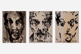 David Stern - Three Self Portraits