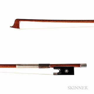 Silver-mounted Violin Bow, Kunitaka Ose