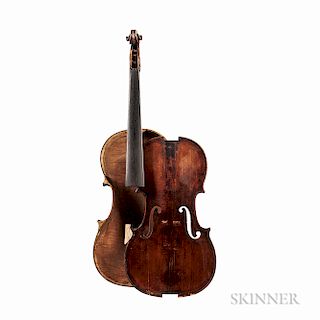 French Violin, Mirecourt, c. 1840
