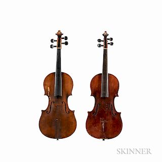 Two Three-quarter Size Violins