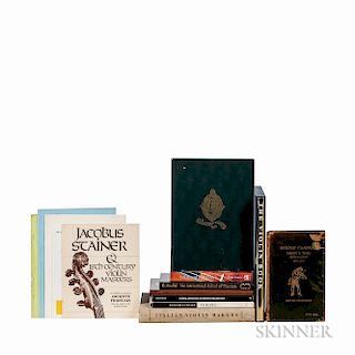 Fourteen Books and Catalogs on Violins