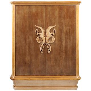 French 1940s Sycamore Cabinet