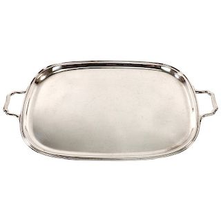 Large 19th Century American Sterling Silver Serving Tray
