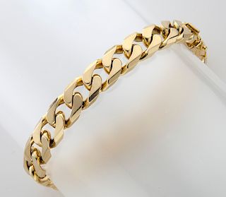 Gent's Unoaerro 14K gold link bracelet