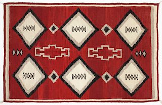Navajo wool rug,