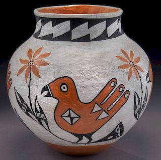 Acoma polychrome vase,