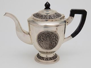 Thai silver tea pot