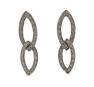 Charriol 18k Gold Diamond Earrings 