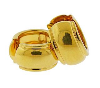 Tiffany &amp; Co 18K Gold Hoop Earrings