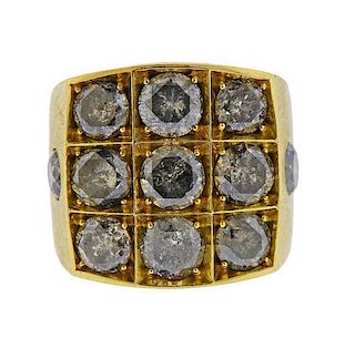18K Gold 6ctw Diamond Ring
