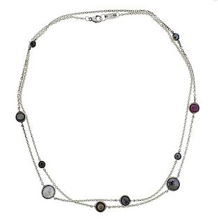 Ippolita Sterling Silver Rock Candy Gemstone Necklace