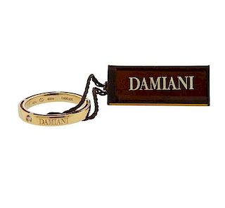 Damiani 18K Gold Diamond Band Ring