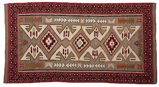 A Navajo Teec Nos Pos pictorial weaving