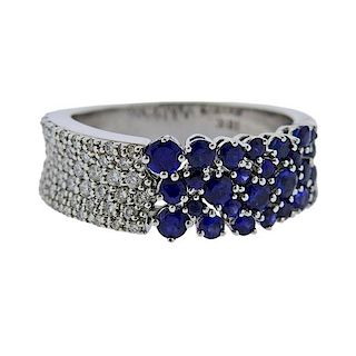 Chimento 18k Gold Diamond Sapphire Ring