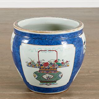 Fine antique Chinese porcelain jardiniere