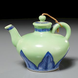 Fine Japanese Studio porcelain teapot