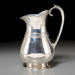 Gorham & Co. Neo-Grec silver water pitcher