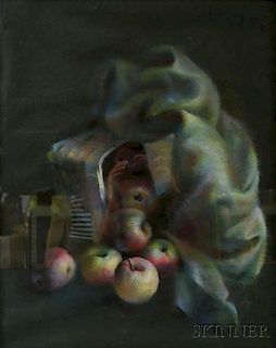 Louise E. Marianetti (American, 1916-2009)      Still Life with Apples.